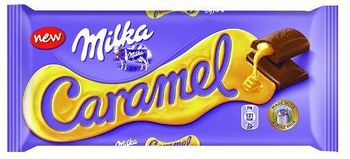 Milka Caramel, Milk Chocolate with Caramel Filling 100 G - SOFT DRINKS DISTRIBUTION S.R.O - Poland