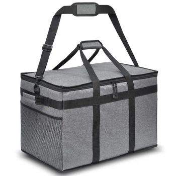 Fuliya Factory Large Capacity Leakproof Thermal Bag Insulated Lunch Food Bags Travel Camping Picnic Cooler Handbag - Guangzhou Fu Li Ya Industry Co., Ltd. - China