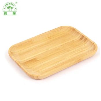 Set of 3 Reusable Wood Serving Trays Bamboo Food Tray for Cheese / Sushi / Snack / Desserts - Shaowu City Nafu Bamboo and Wood Industry Co., Ltd. - China