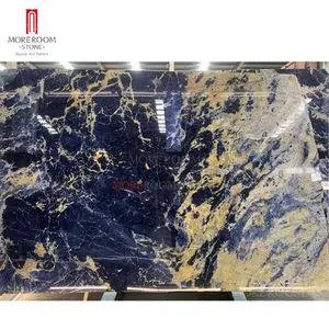 Luxury Semi Precious Stone Azul Bahia Blue Granite Slab Color Blue Thickness 20mm Size Customized Origin Guangdong Technics - Foshan mono building material co.,ltd - China