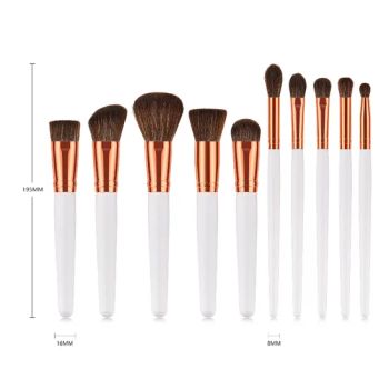 Professional Makeup Brushes Cosmetic Beauty Tool Kits with Wooden Handle Face Powder Foundation Brush - FUZHOU LIWANG ELECTRONIC TECHNOLOGY CO., LTD. - China