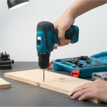 Electrical Tools Kit Cheap Tool Boxes Home Tool Kit Electric Drill Set with Plastic Box - Yongkang Nuoge Trading Co.,Ltd. - China