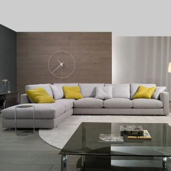 Modern Style Modular Sofa Salon Fabric Sectional L Couch Living Room Sofas Set Home Furniture - Dalian Eastland International Trading Co., Ltd. - China