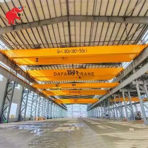 Top Selling Qualified Manufacturer Custom Capacity 32 50 100 320 Ton Heavy Duty Industrial Double Girder Overhead Crane - Henan Dafang Heavy Machine Co., Ltd. - China