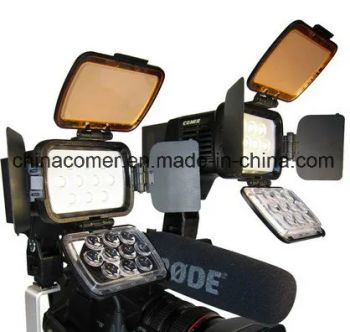 Comer LED on Camera Light (CM-LEX1800) Material PC Trademark COMER Light Source LED Max.Luminance 1800 HS Code 9405409000 - Zhengzhou Kema Movie-TV Opto-electronics Co., Ltd. - China
