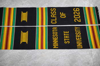 Custom Kente graduation stoles Class of 2026 Length 72 To 74 Inches Width 4.5 To 5.2 Inches Material Custom-woven Kente Graduation Class Class Of 2026 - Linkon Sash and Digital Print Services - Ghana