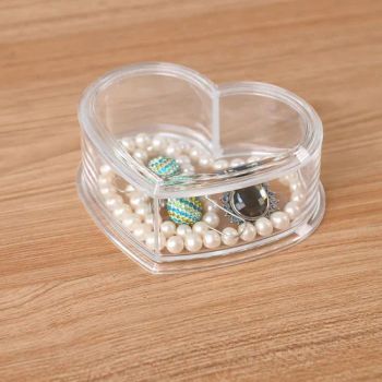 Cross Border Transparent Love Shaped Desktop Miscellaneous Jewelry Makeup Storage & Organization - Good Seller Co., Ltd - China