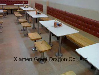 Modern Cheap Wholesale Restaurant Furniture (MRF170008) Color Brown Style Modern Condition New Fixed Unfixed Origin - Xiamen Great Dragon Co., Ltd. - China