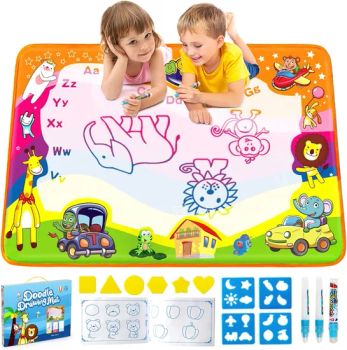 Custom Design Water Drawing Mat Toys Painting Writing Coloring Mat Mess Free Water Doodle Mat Magic Pens Educational Toys Halloween Xmas Gifts Printing Service - GUANGZHOU MIYI PRINTING CO., LTD - China