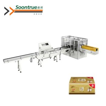 Fully Automatic High Speed Facial Tissue & Napkin Paper Single Packaging Machine-Easy to Operation with Big Screen Control for Retail & Hygiene Products - Shanghai Soontrue Fengguan Packaging Automation Co., Ltd. - China