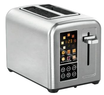 Toasters Household Colorful LCD Displayer with Bread Trademark OEM Housing Metal Power 800-950W Model NO. TO-020 Switch Plug - Ningbo Yicheng Technology Co., Ltd. - China