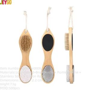 Pedicure Tool Steel File Sandpaper Pumice Stone Wild Boar Bristle Foot File - Taixing JEYGO Import Export Co., Ltd. - China