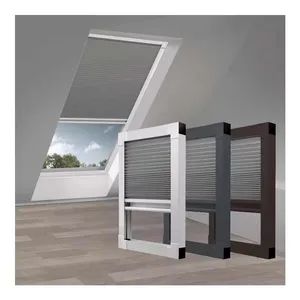 Skylight Blinds Automatic Control Motorized Skylight Roller Blind Perfect Fit Honeycomb Blinds - Vikson Blinds Enterprise Co., Ltd. - China