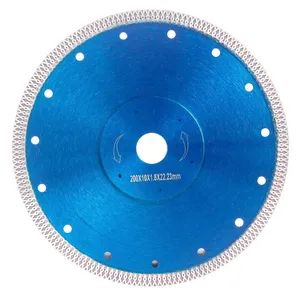 8 Inch Granite Marble Porcelain Tile Ceramic Cutting Discs Size 200mm Type Saw Blade Color Customize Model NO. XFDH1T Sinter Hot Press - Jiangsu Yaofeng Tools Co., Ltd. - China