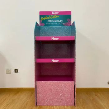 Any Colour Is Available Color and 3 Tier Flooring Wine Shelf Honey Rack POS Wood Retail Display Stand - Kunshan Deco POP Display Co., Ltd. - China