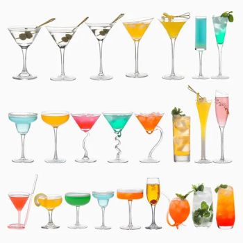 300ml 10oz Unique Vampire Shaped Bar Glass Cocktail Glassware Cocktail Glasses for Party Bar Restaurant - Wuhan Xinhuahang Household Goods Co., Ltd. - China