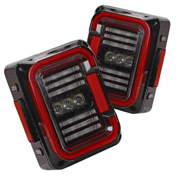 15W 12V Rear Break LED Tail Lights Backup Tail Lamp High Mount Stop Light for 2007-2018 Jeep Wrangler Jk with Waterproof IP67 - LIGHTINGWAY CO., LIMITED - China