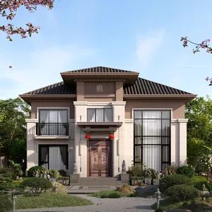 Prefabricated Houses Luxury 3 Bedroom Prefab Homes Steel Villa - Ningbo Deepblue Smarthouse Co., Ltd. - China