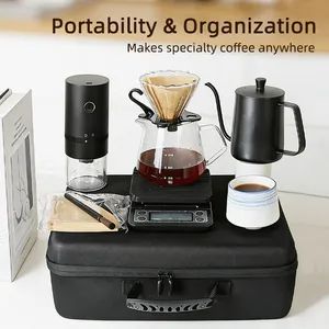 Travel Pour Over Coffee Kit Barista Grade Electric Grinder Aluminium Stainless Steel 1Y - Zhong Xing Da (Hangzhou) Import & Export Co., Ltd. - China
