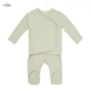 Designer Organic Bamboo Newborn Bodysuits Pajamas Winter Baby Clothes - Qingdao Saright Garment Co., Ltd - China