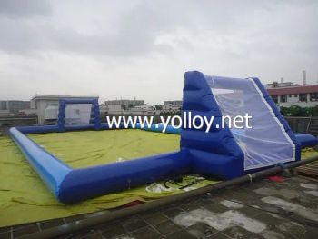 Airtight Inflatable Football Soccer Playground Weigt 264kg Model NO. IS-207 HS Code 95069900 Trademark YOLLOY Origin Guangzhou - GUANGZHOU YOLLOY OUTDOOR PRODUCT CO.,LIMITED - China
