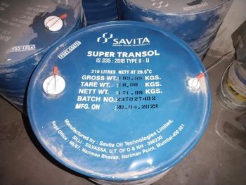 Transformer Liquid Oil, Barrel/Drum Grade IS:335 Type 2 Packaging Type Barrel/Drum Country of Origin Made in India Mode of Payment Online and offline - Aggarwal Lubricants - India