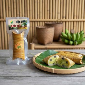 Vietnamese coconut leaf cake with mung bean Weight (kg) 0.07 Place of Origin Vietnam Freezing Temperature -25 Preservation Temperature -18 - Công ty TNHH Thương Mại Xuất Nhập Khẩu Tân Gia Thành - Vietnam