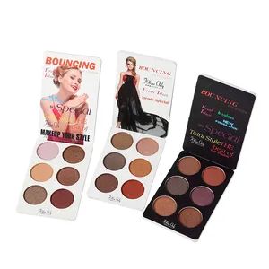 Fashion Girl Mineral Powder Eye Shadow 6Colors Dry Natural Waterproof 11.5x7.5x1.1cm CE022 - Jinhua Sanctity Cosmetics Co., Ltd. - China