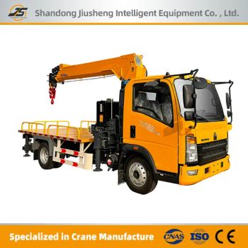 Self-Loading and Unloading Crane Truck Construction Site Cranes Mobile Truck-Mounted Crane - Shandong Jiusheng Intelligent Equipment Co., Ltd - China