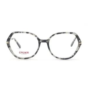 Colorful Optical Frames Vintage Glasses Frames Acetate Anti Blue Light Glasses Polygon Eyeglasses Frames for All Face - Wenzhou Croesus Optical Co., Ltd. - China