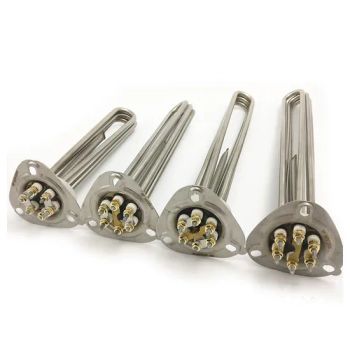 Triangle Flange Electric Immersion Water Heating Element Stainless Steel Heater for Dish Washing - Taizhou Kayson Electric Heating Technology Co., Ltd. - China