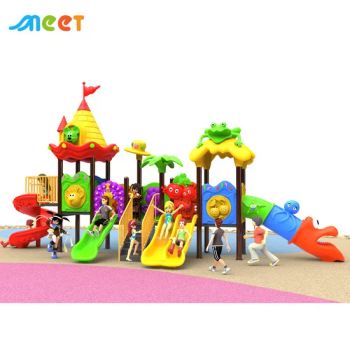 Childrens Plastic Slide Outdoor Themed Playground Equipment - WENZHOU MEET TOY CO.,LTD - China