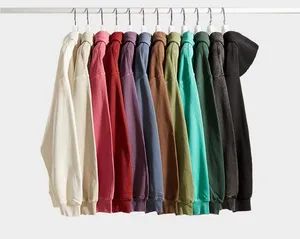 Custom 420 GSM Mens Acid Wash Terry Hoodie Customized Printed Hoodies Unisex for Men Custom Printing Logo - Baoding Yukaihe Clothing Import & Export Co., Ltd. - China