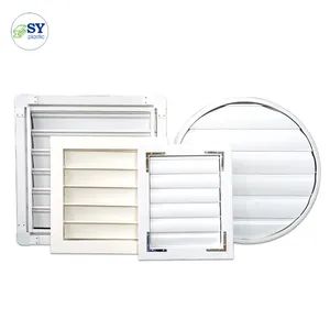 Ventilation PVC Shutters Round Plastic Louver for Building Doors and Windows - Dongguan Shangyu Plastic Hardware Products Co., Limited - China