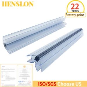 Magnetic 2.2meter PVC Bathroom Shower Room Door Sealing Rubber for 10mm - Gaoyao Henslon Hardware Factory - China