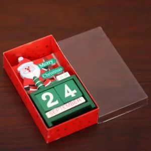 OEM Factory Designs Custom Christmas Table Decorations for Santa Claus and Tree Making Calendar Christmas Tree Ornaments Wholesale - Cheng Yi Creation Company Ltd - China