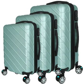Durable 230d Travel Bag Hardshell Trolley Case Luggage with Built-in Tsa Lock - Guangzhou Compass Luggage Bag and Leather Goods Co., Ltd. - China