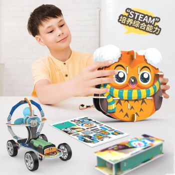Stem Toys for Students DIY 3D Puzzles Kids Handmade Science Experiment Props Stem Physics Enliqhtenment Sets - Shantou Yuanheng Intelligent Technology Co., Ltd - China