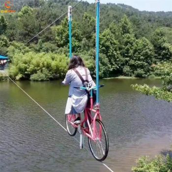 Outdoor Playgrounds Adventure Park Sports Games Sky Bike Rides Walking on Wire - Zhengzhou Cheery Amusement Equipment Co.,Ltd - China