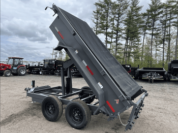 2024 RawMaxx 5X10 7K Powder Coated Dump Trailer w/Tarp Kit - senesie mfg llc - United States