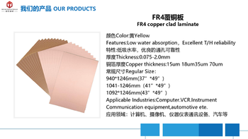 FR4 Glass Epoxy Copper-Clad Laminate Cladding Copper Foil Intended Application Pcb Manufacturing Material Composition Fr4 Epoxy Resin - 南杉新材料有限公司 - Vietnam