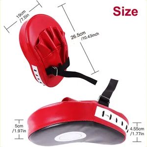 Boxing Mitts Curved Boxing Pads MMA Sparring Training Focus Mitts - Shenyang Sinobudo Sporting Goods Co.,Ltd. - China