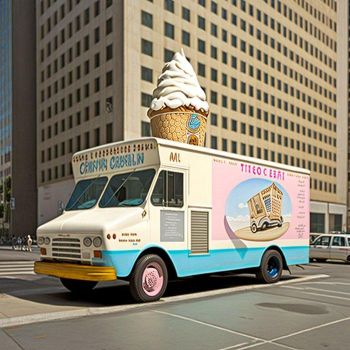 Ice Cream Food Truck Fully Equipped Sandwich Food Truck Certified Dessert Catering Truck - CPW TRADE LTD - United Kingdom