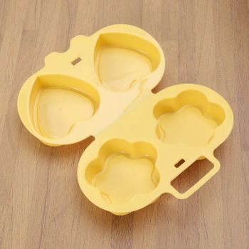Food Grade Plastic Egg Poacher Microwave Egg Cooker Love & Flower Shape Mold Cooking Tools Kitchen Gadgets - Taizhou Shangyi Plastic Co., Ltd. - China