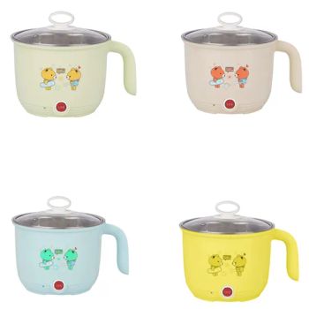 Electric Cooker Non Stick Electric Pot Dual Power Multi-Function Cooking Pot for Steak Pasta Soup Hot Pots Ramen Rapid Heating and Overheating Protection - JIANGMEN LONG TERM TRADING CO.,LTD - China