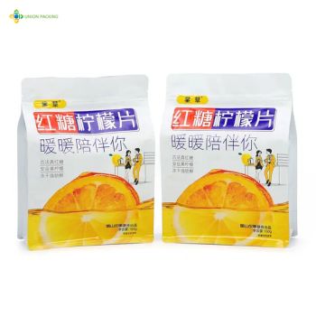 Flat Bottom Ziplock Pouch Bags Food Grade Plastic Packaging Pouches - Yishui Union Packing Products Co., Ltd. - China