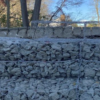 Galvanized Gabion Wall Baskets Hexagonally Woven Building Gabion Baskets - HEBEI SKYHALL GLOBAL CO., LTD - China