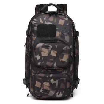 Men's Tactical Large Capacity Backpack Fashionable Anti-Theft Custom Logo Student Hiking Bag - Guangzhou Roja Leather Co., Ltd. - China