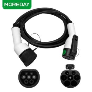 Fisher Electric Car Charging Cable Adapters 16A 3 5kw Double Gun Type 2 to Type 2 EV Charger Cable - Mindian Electric Co., Ltd. - China