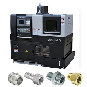 Spindle for Swiss Type CNC Lathe Machine 5 Axis Automatic Bar Feed for Valve Industry - SJR Machinery Limited - China